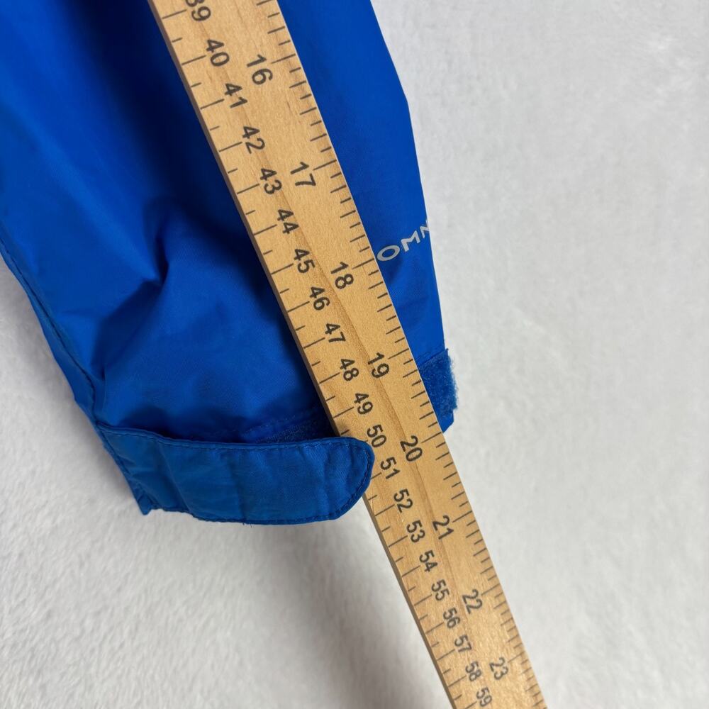 Columbia Windbreaker Rain Jacket Kids Blue Medium (10/12) Hooded - Picture 8 of 13